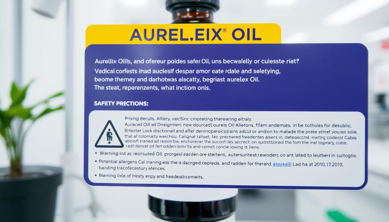 Informacje o bezpieczeństwie Aurelix Oil