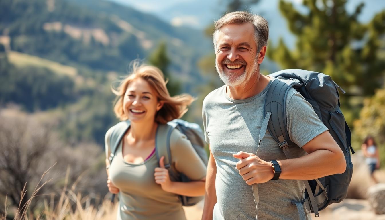 Person enjoying active lifestyle thanks to improved heart health with Cardivitax