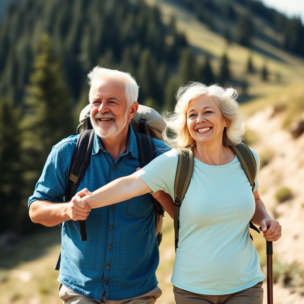 Aktywna osoba ciesząca się zwiększoną mobilnością dzięki Flexavitan