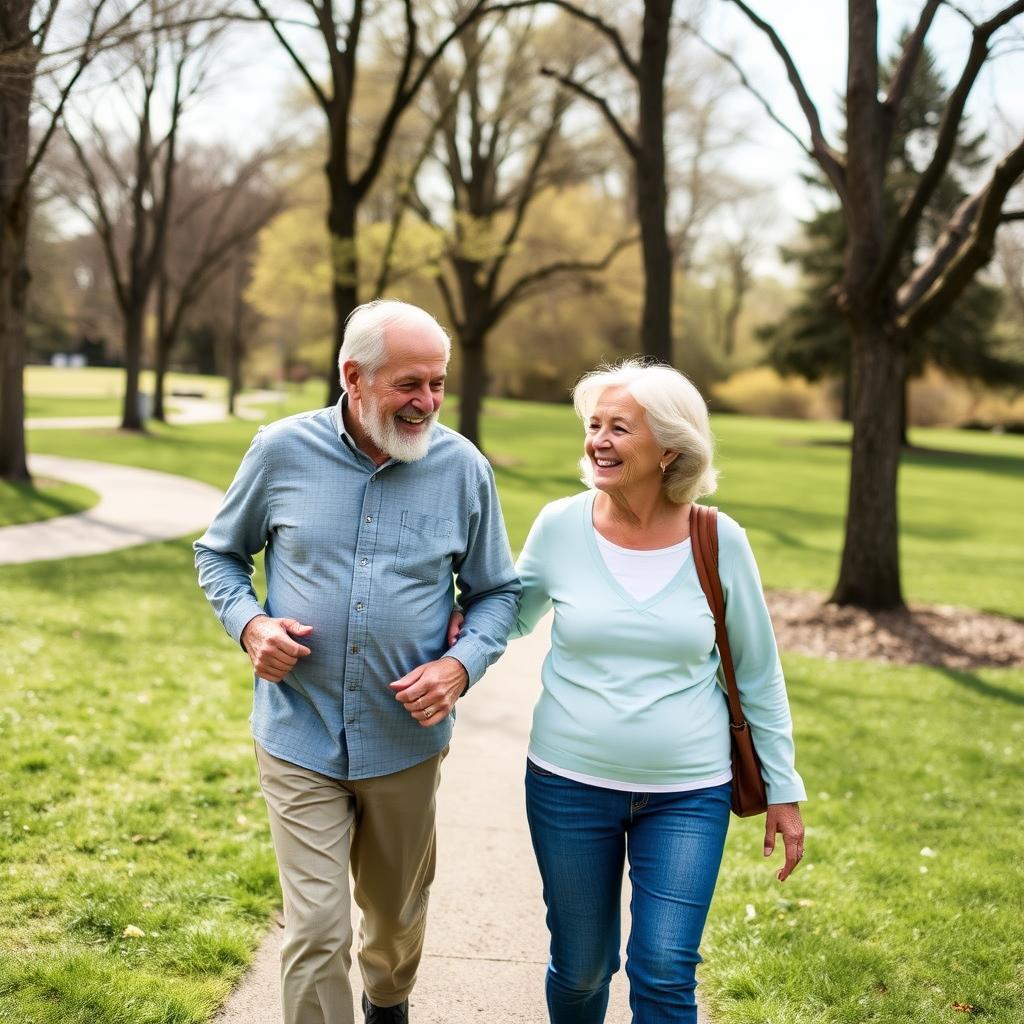 Seniorzy korzystający z Flexortin