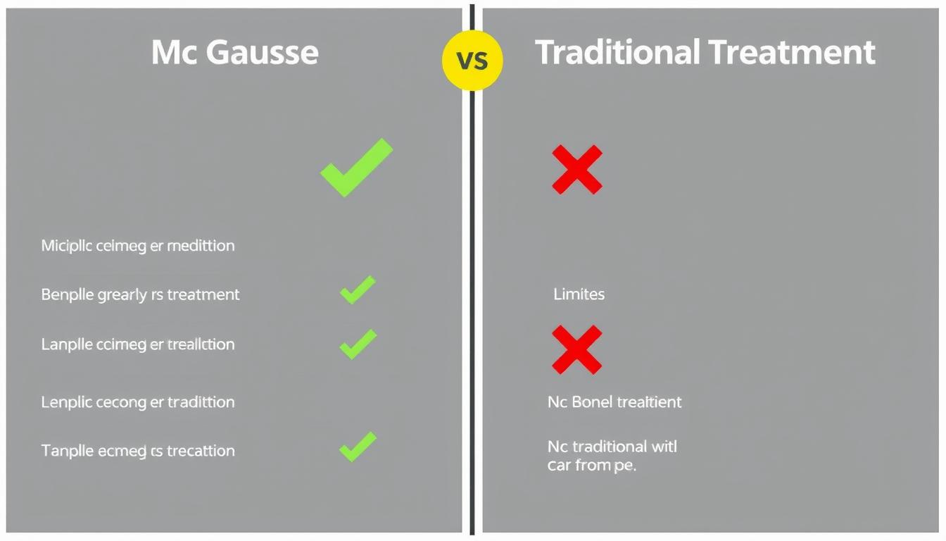 Porównanie Mc Gausse z tradycyjnymi metodami leczenia