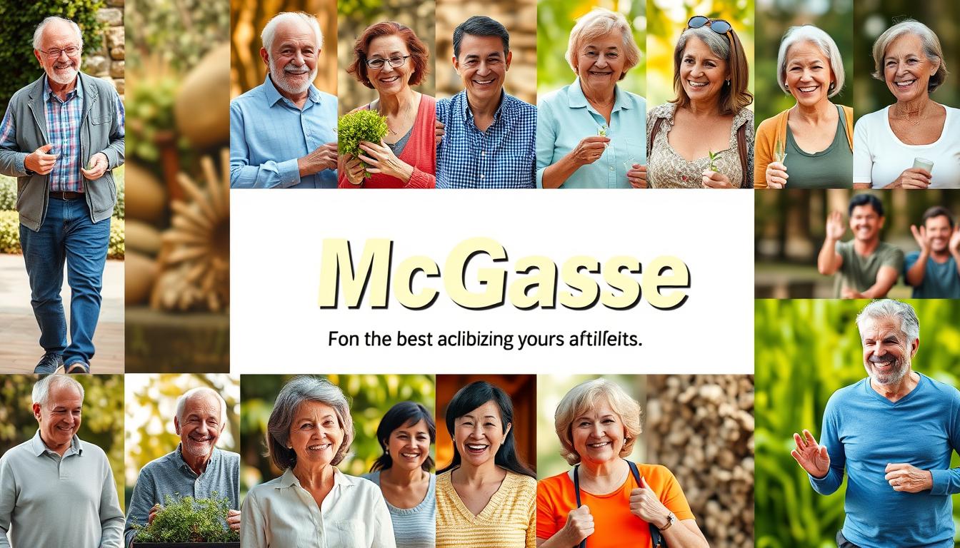 Grupa zadowolonych użytkowników Mc Gausse różnym wieku