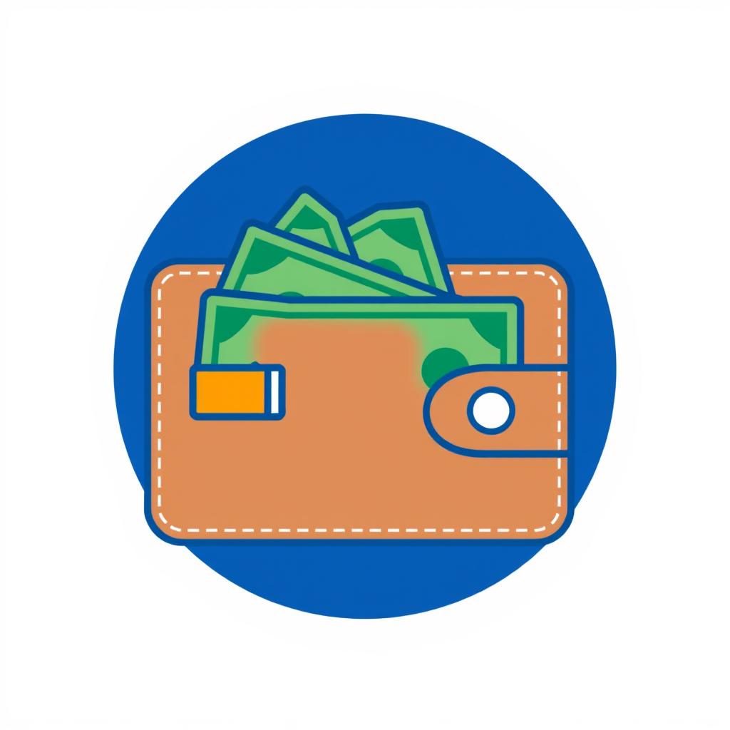 Symbol oszczędności - portfel z pieniędzmi i przekreślony papieros, ilustrujący korzyści finansowe z rzucenia palenia z Nicosinex