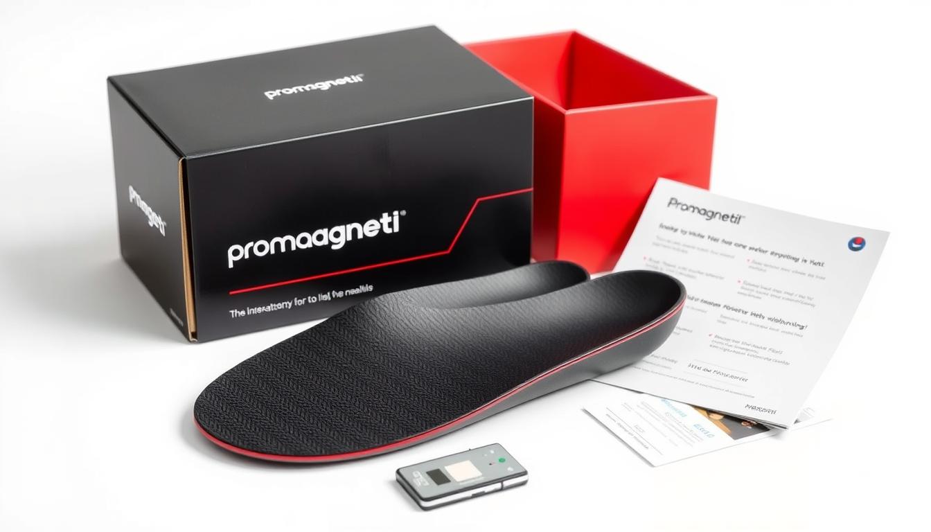 Opakowanie produktu Promagnetin z wkładkami i instrukcją