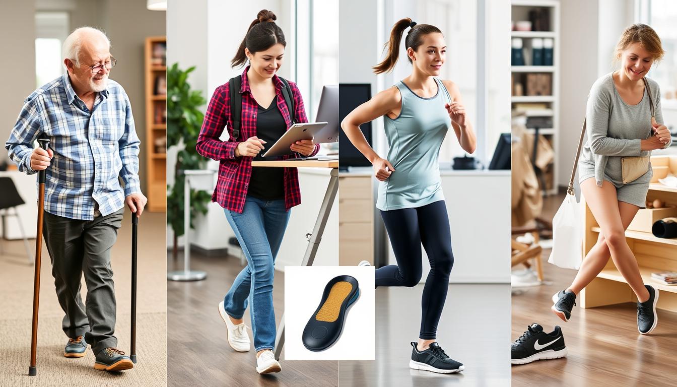 Różne grupy osób korzystających z wkładek Promagnetin - od sportowców po seniorów