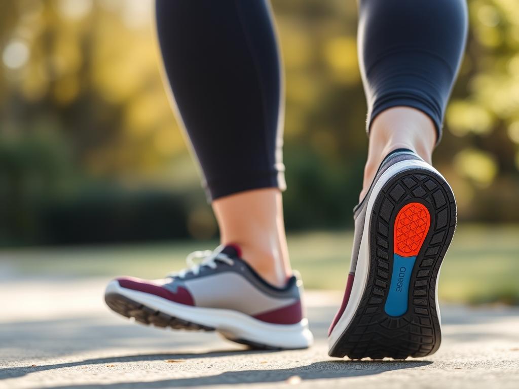 Osoba używająca wkładek Promaknee podczas aktywności fizycznej