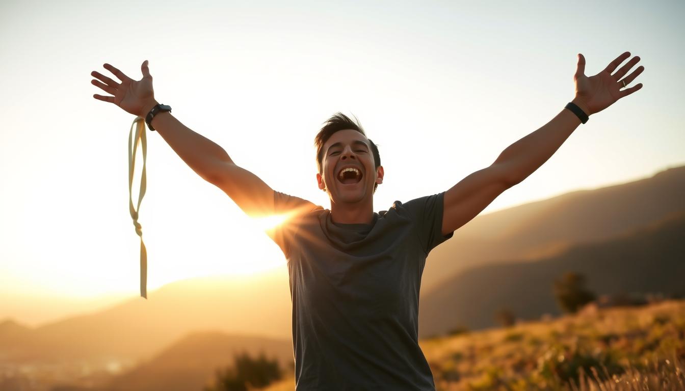 Aktivna in zdrava oseba, ki uživa v življenju po uporabi Selvitax