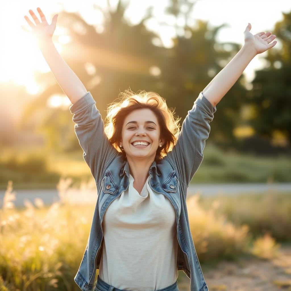 Oseba polna energije in vitalnosti po uporabi Selvitax