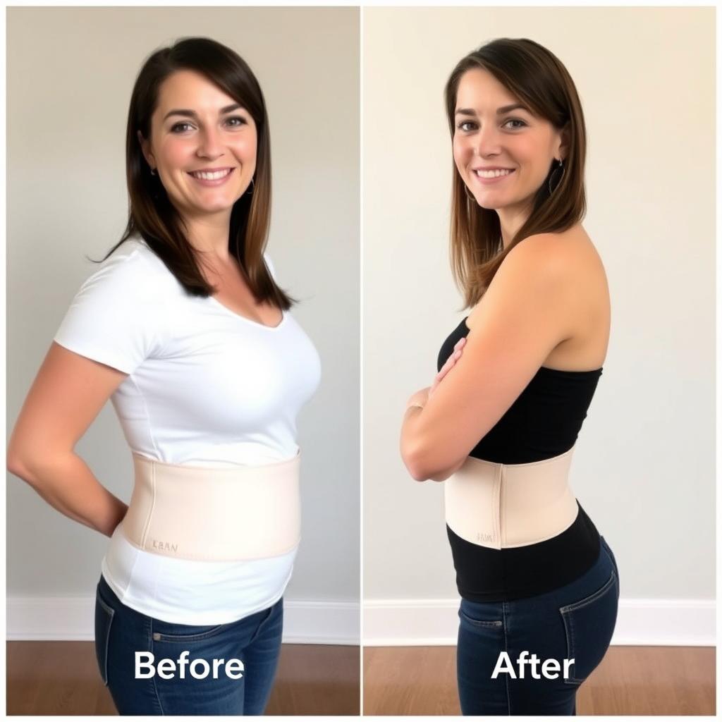 Katarzyna M. pokazująca efekty używania Tanebelt Pro