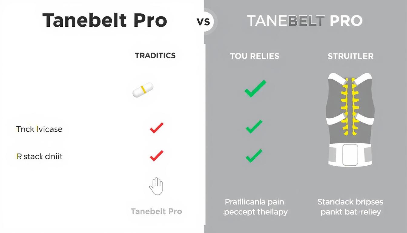 Porównanie Tanebelt Pro z innymi metodami leczenia bólu pleców