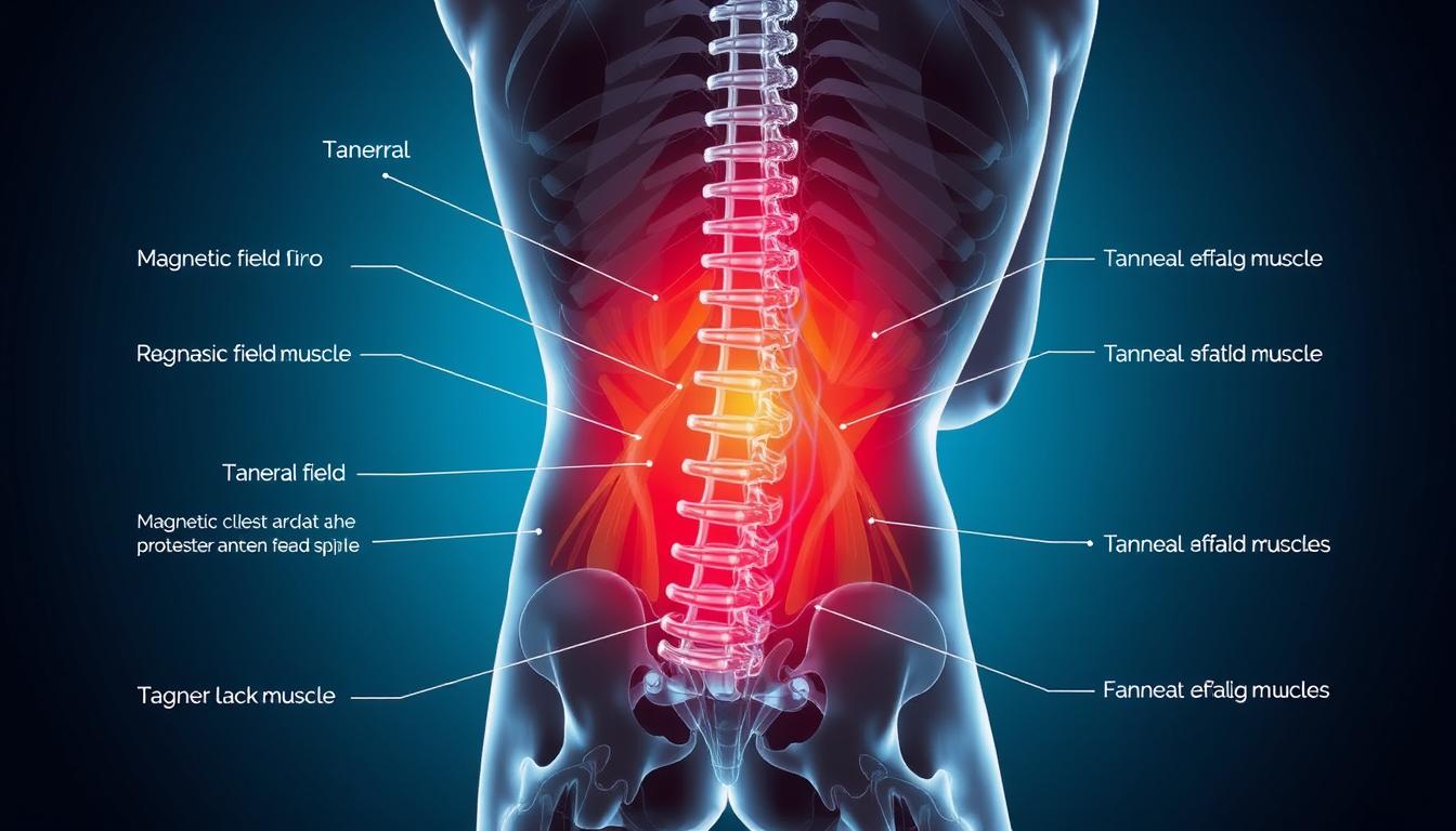 Schemat działania Taneral Pro na kręgosłup