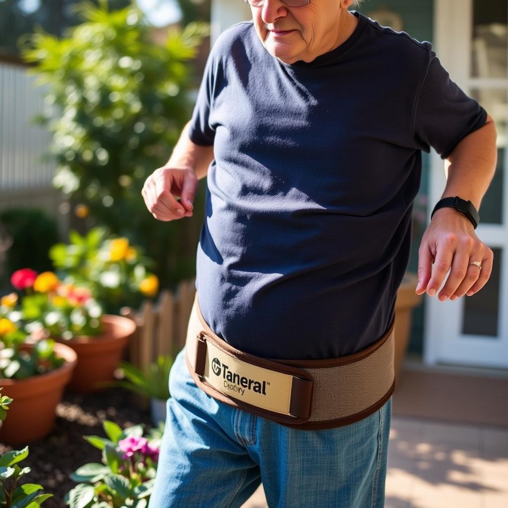 Osoba starsza korzystająca z Taneral Pro