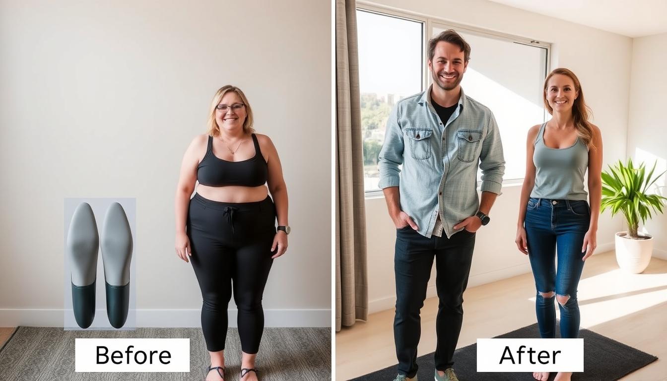 Zadowoleni użytkownicy Troverno pokazujący efekty odchudzania
