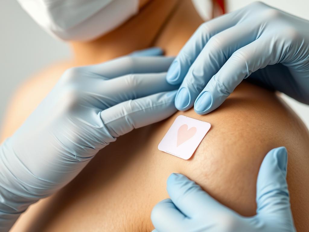 Plaster Vigand Guard Control na skórze